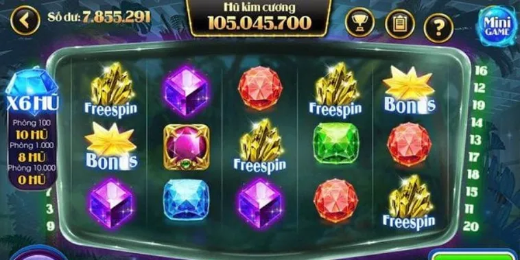 Trò Chơi Nổ Hũ Kim Cương Tại Iwin Club Với Tỷ Lệ Thưởng Siêu Lớn